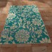 Mainstays 6ft. x 9ft. Blue Floral Outdoor Area Rug   566350253